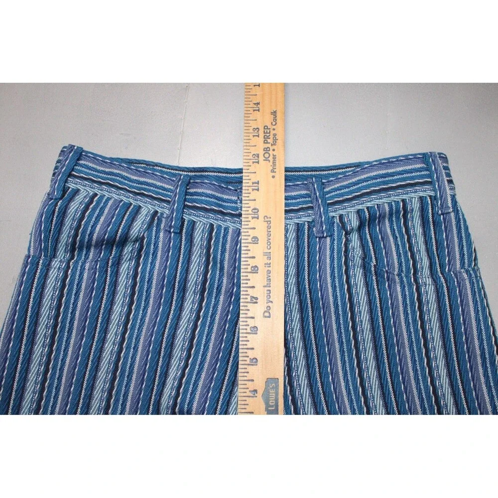Vintage 70s 80s Levi’s Sta-Prest Striped Pants Hippie Eclectic Flare‎ Rare
